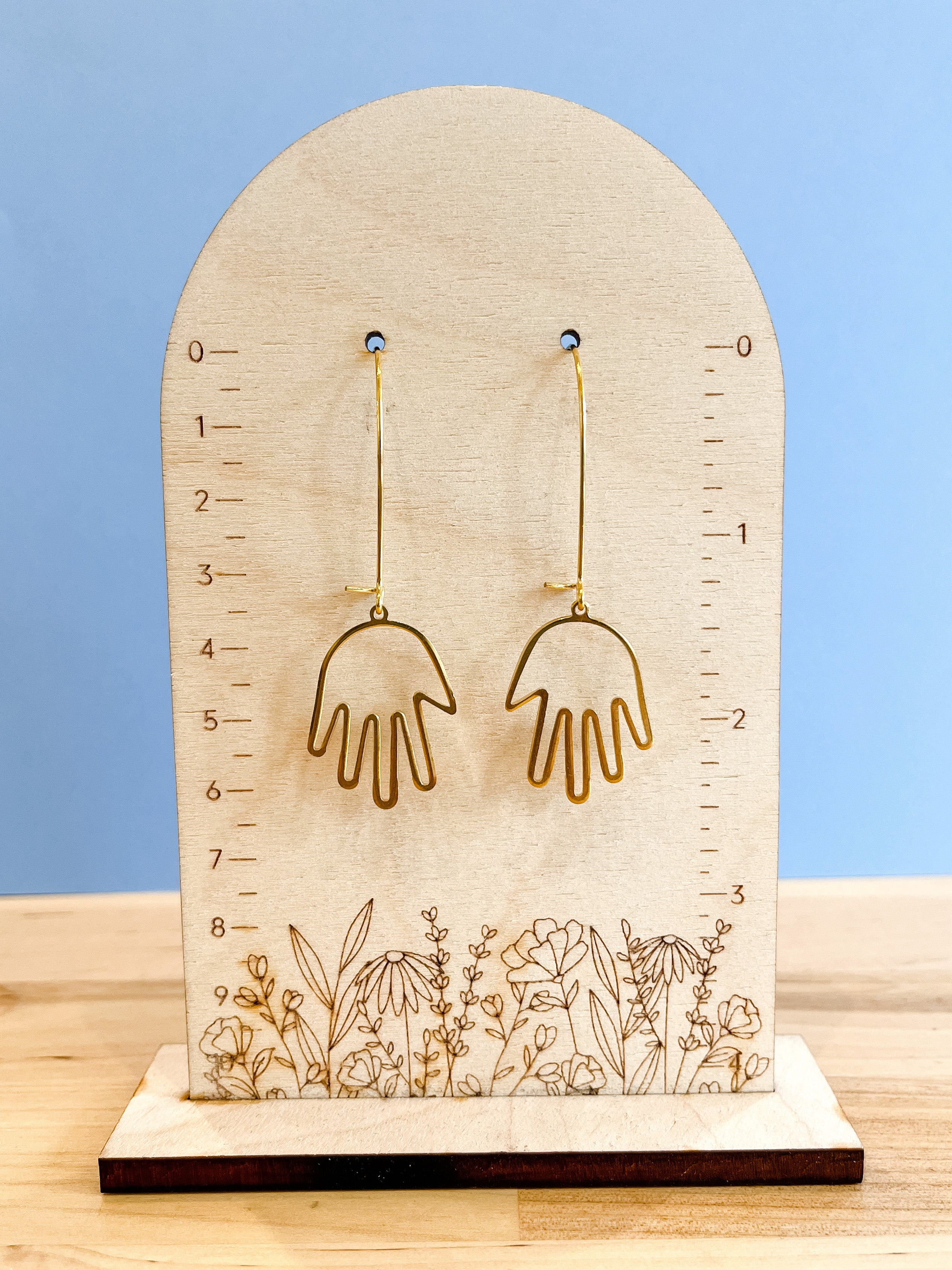 Golden Hands Earrings