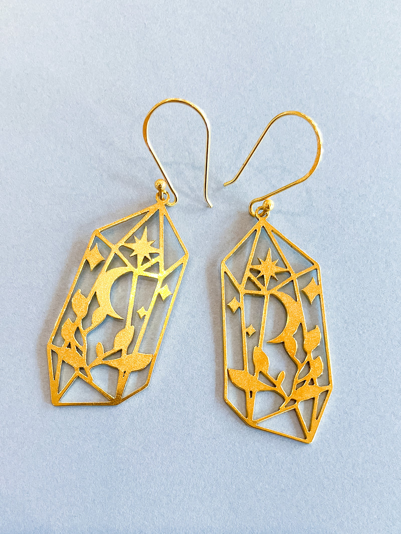 Elemental Crystal Earrings