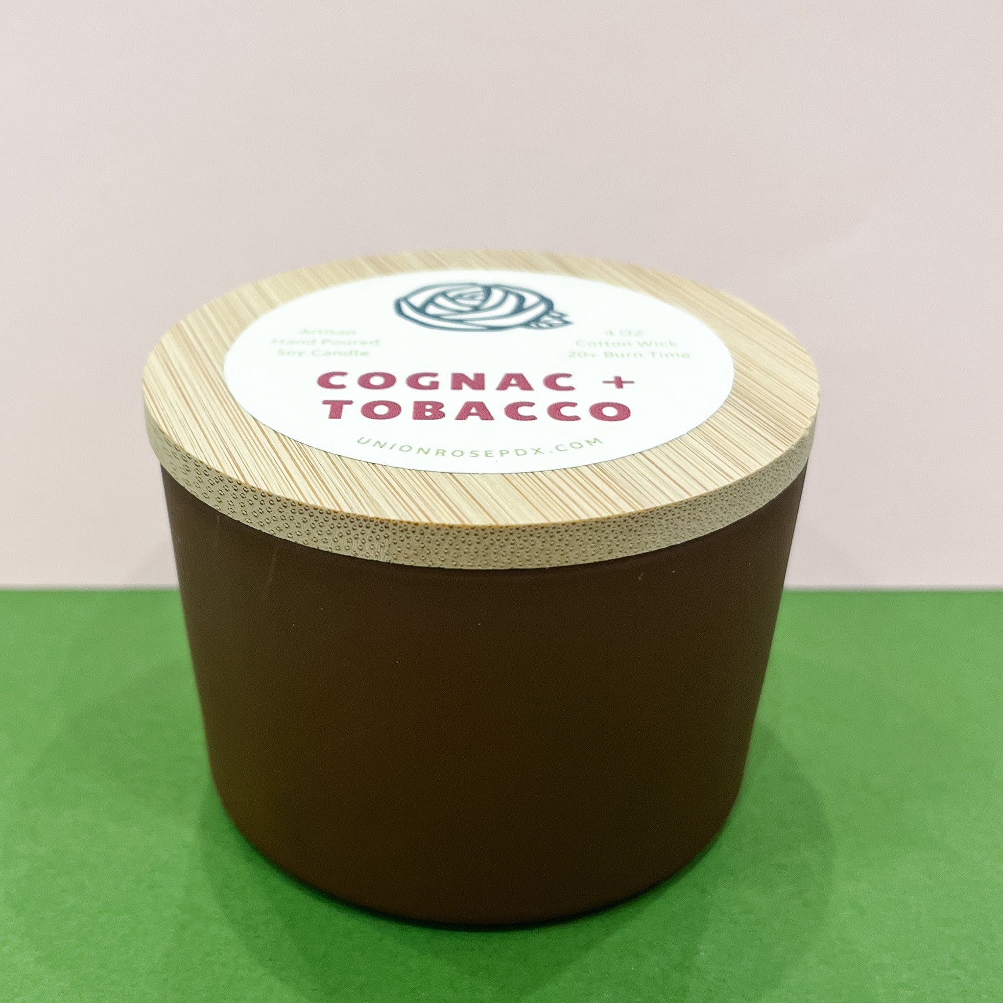 Cognac+Tobacco 4oz Soy Candle