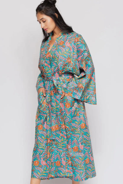 Kimono Robes in Cotton Prints