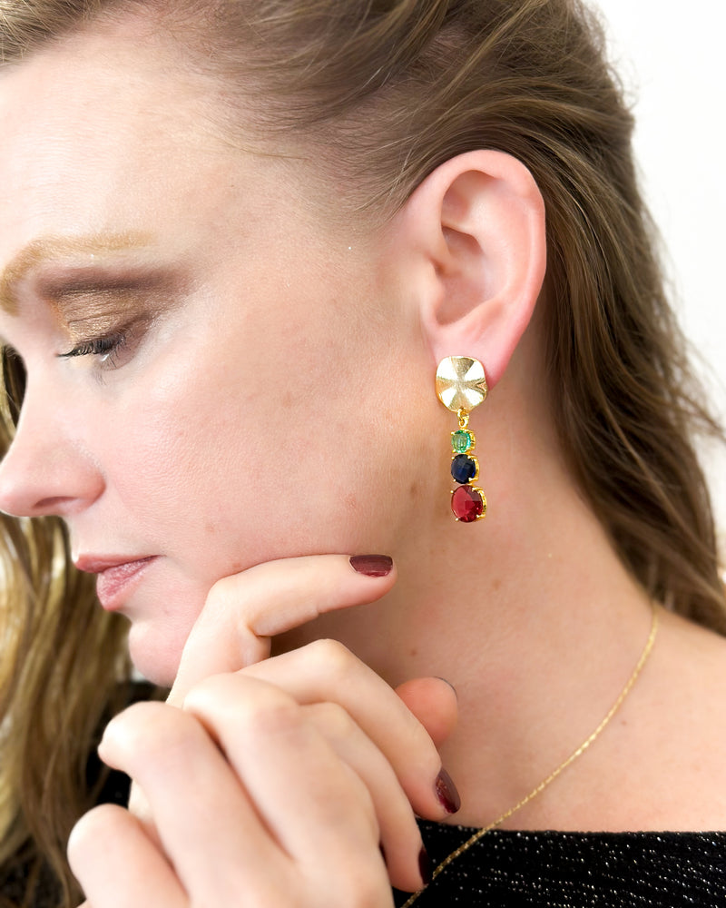 Holiday Gem Earrings
