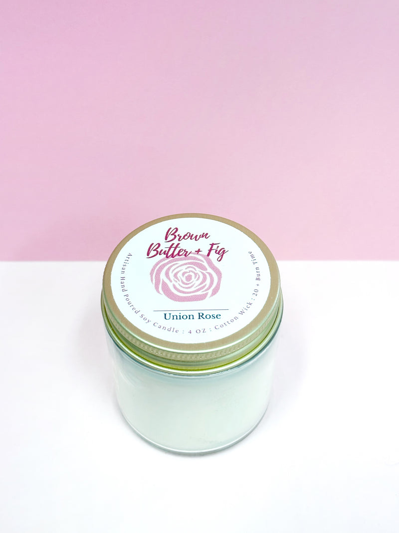 Brown Butter+Fig 4oz Soy Candle
