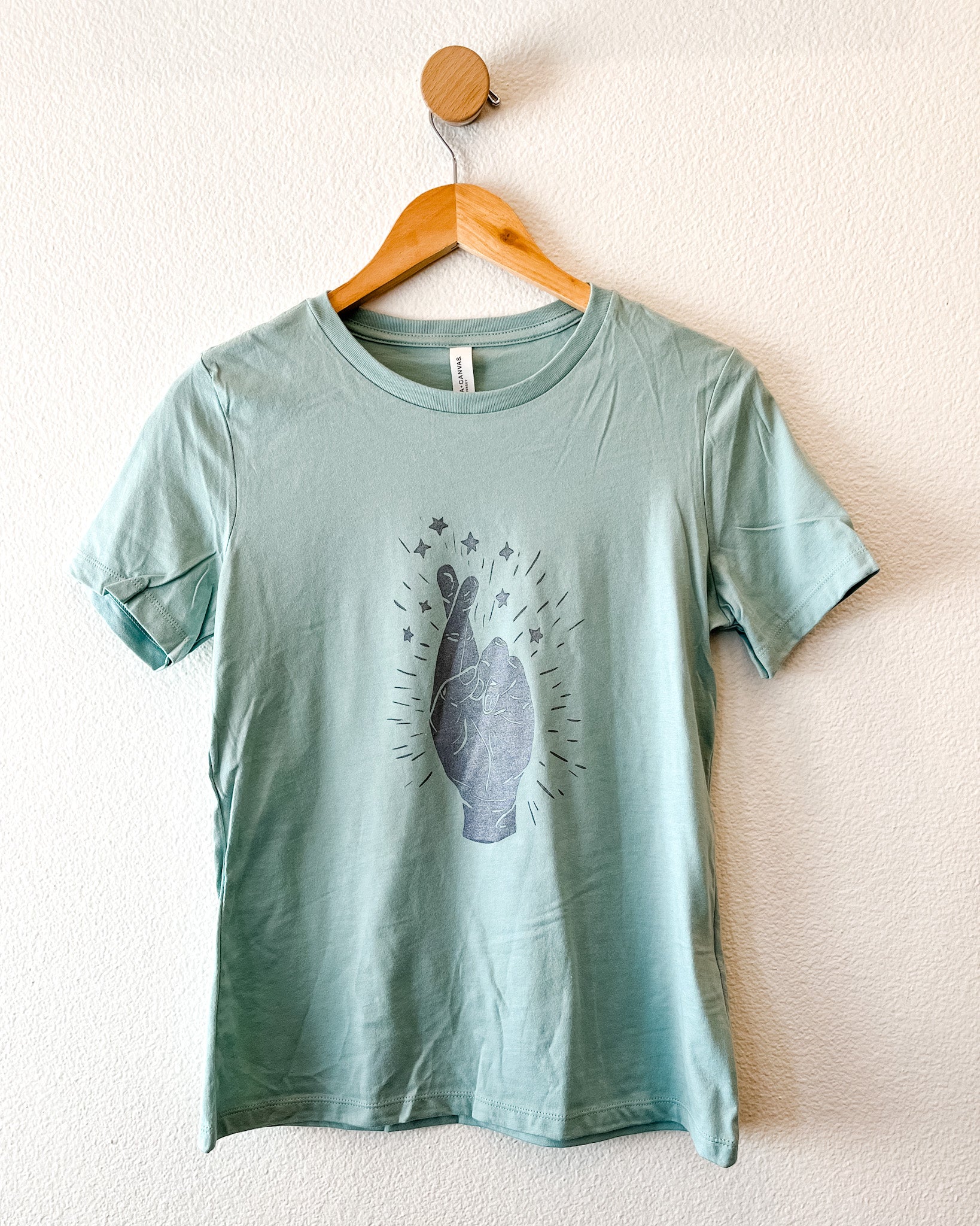 "Wishful Thinking" Tee In Minty Green