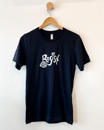 Resist Gender Neutral Tee in Black