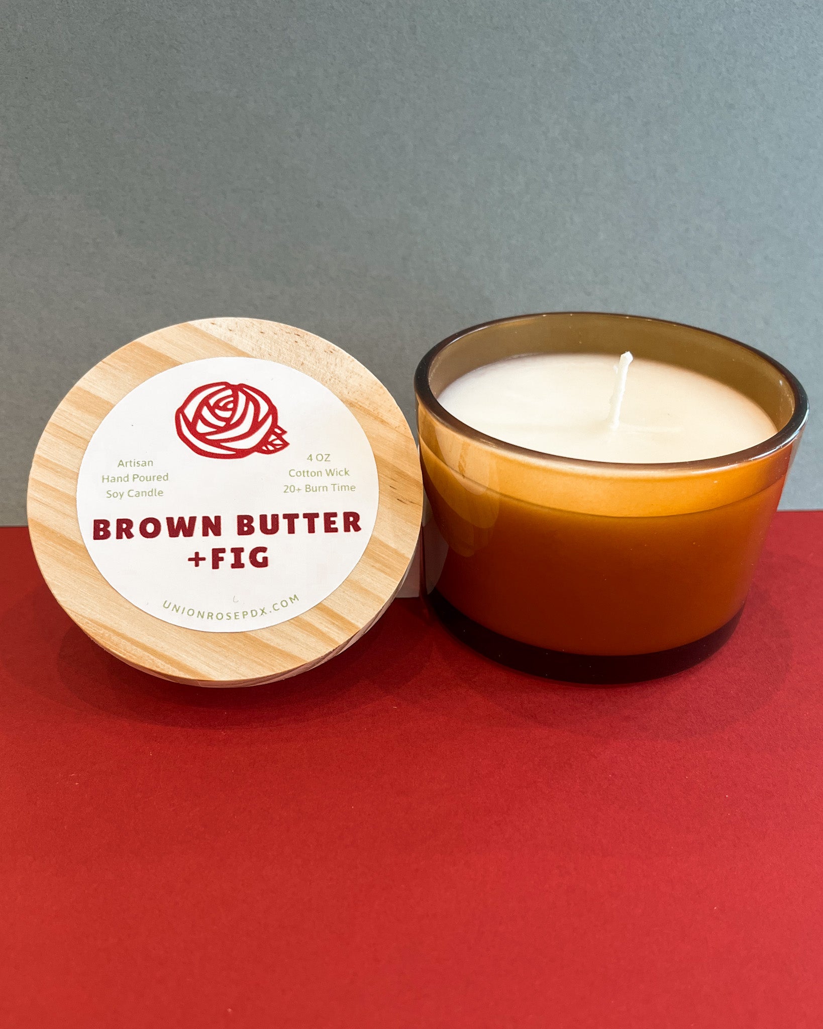 Brown Butter+Fig 4oz Soy Candle