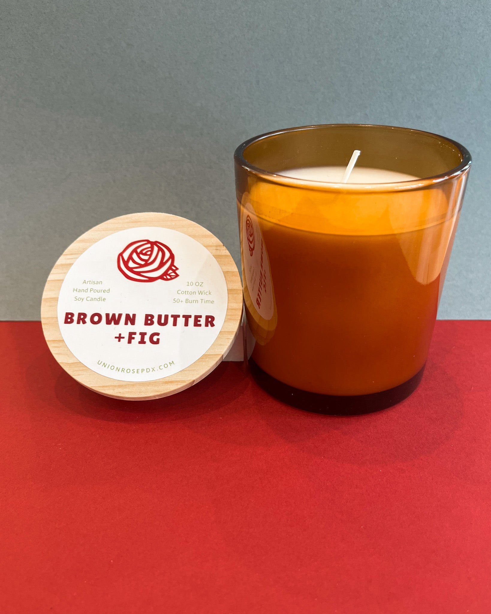 Brown Butter+Fig 10oz Soy Candle