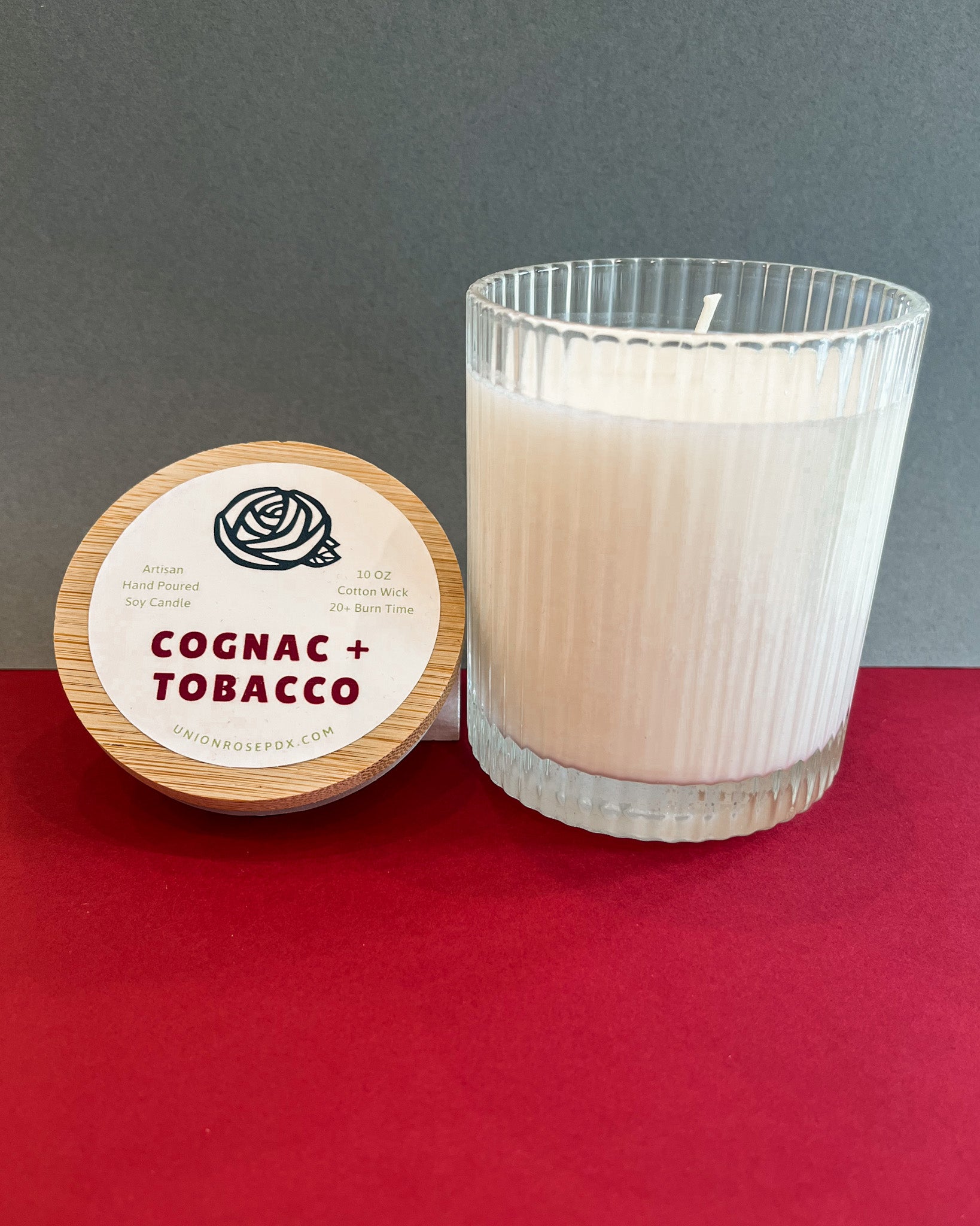 Cognac + Tobacco 10 oz Soy Candle