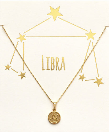 Libra Zodiac Necklace