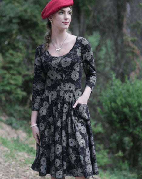 Meadow Dress in Magnolia Print