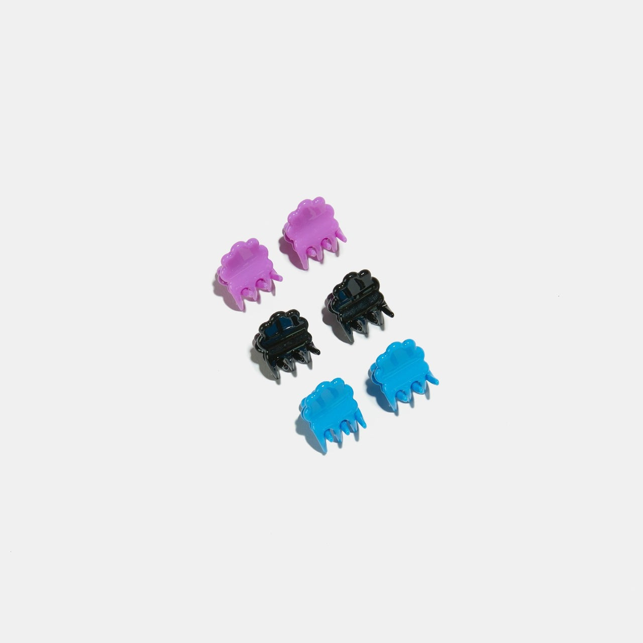 Micro Claw Set in Berry