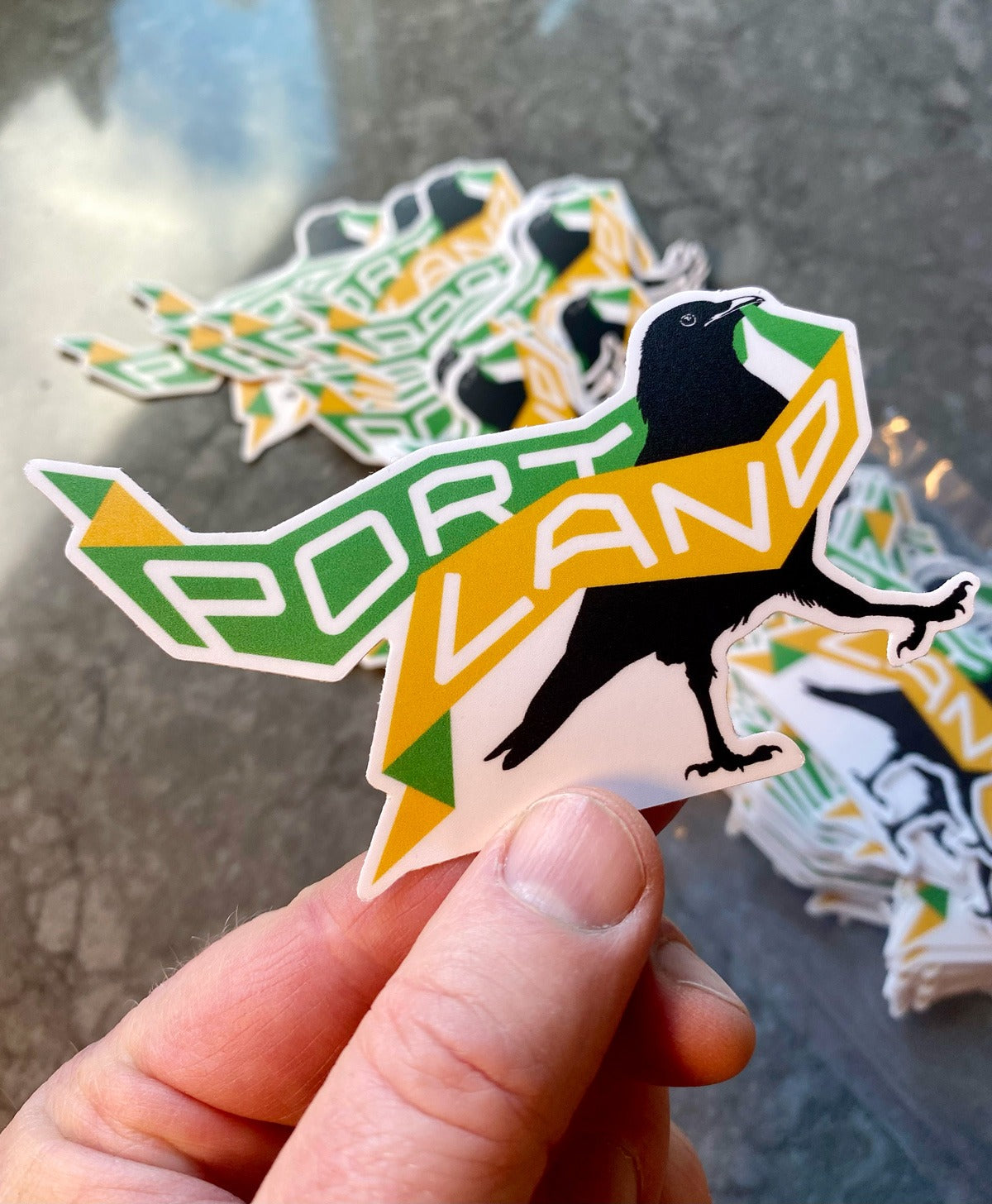 Portland Crow Sticker