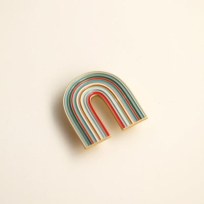 Large Rainbow Enamel Pin