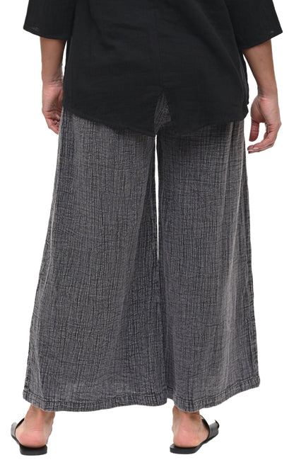 Palazzo Pant in Washed Black