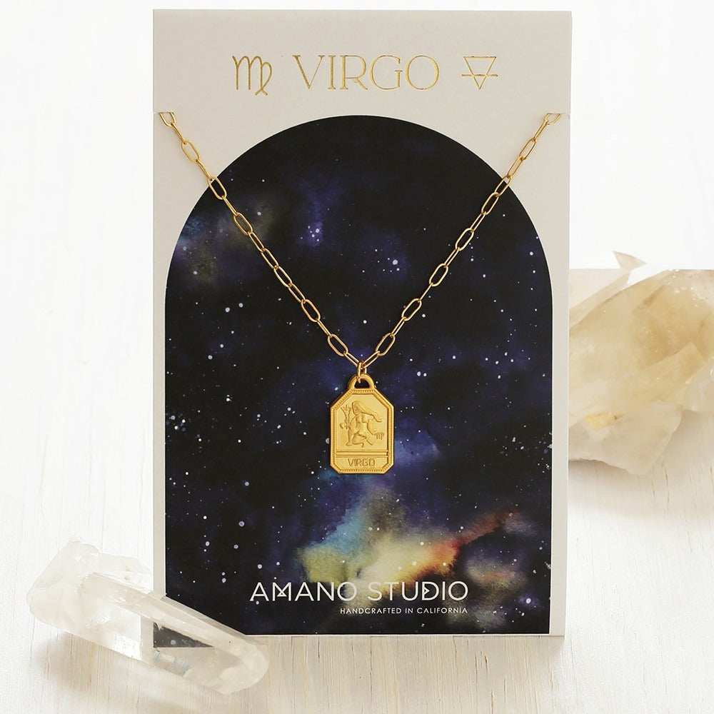 Virgo Zodiac Necklace