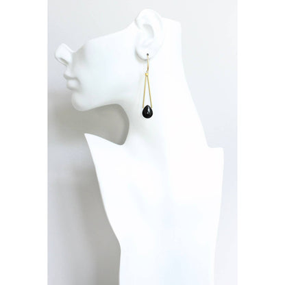 Black Agate Earrings