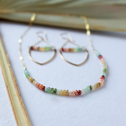 Ambrosia Opal Beaded Necklace