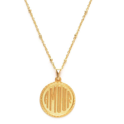 Amour Medallion Necklace