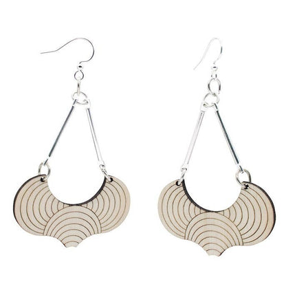 Arabesque Wood Earrings