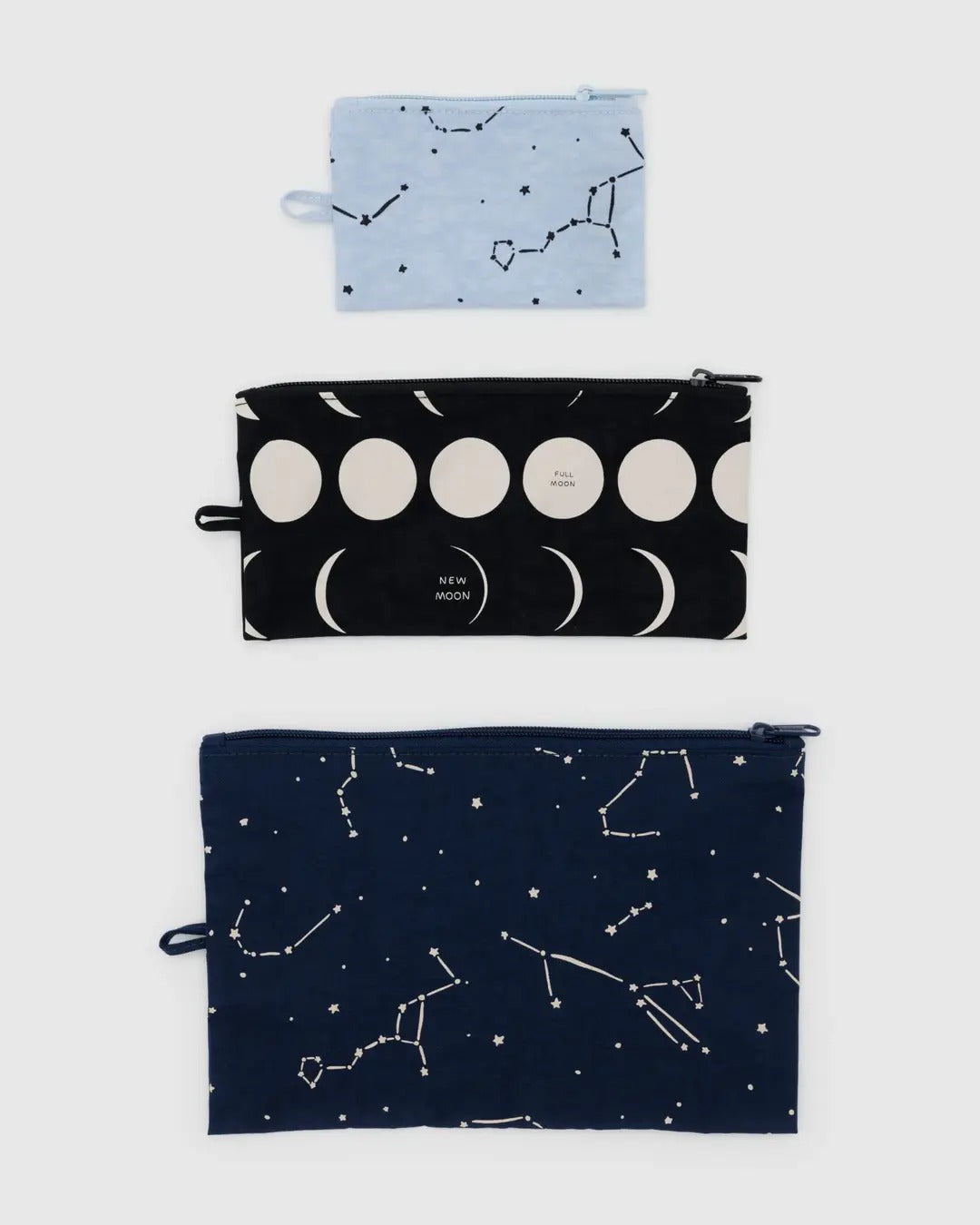 Flat Pouch Set in Nightsky