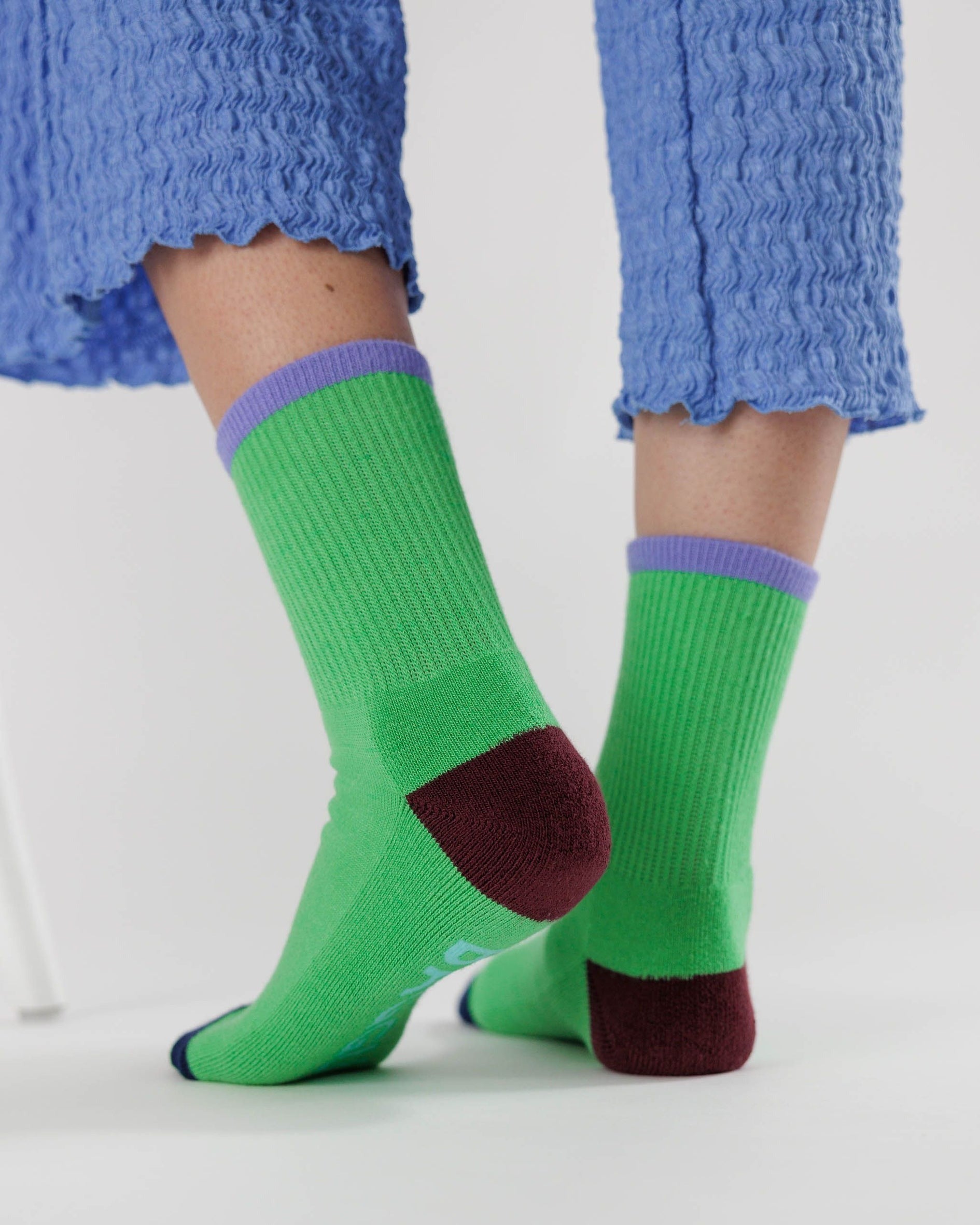 Ribbed Baggu Socks