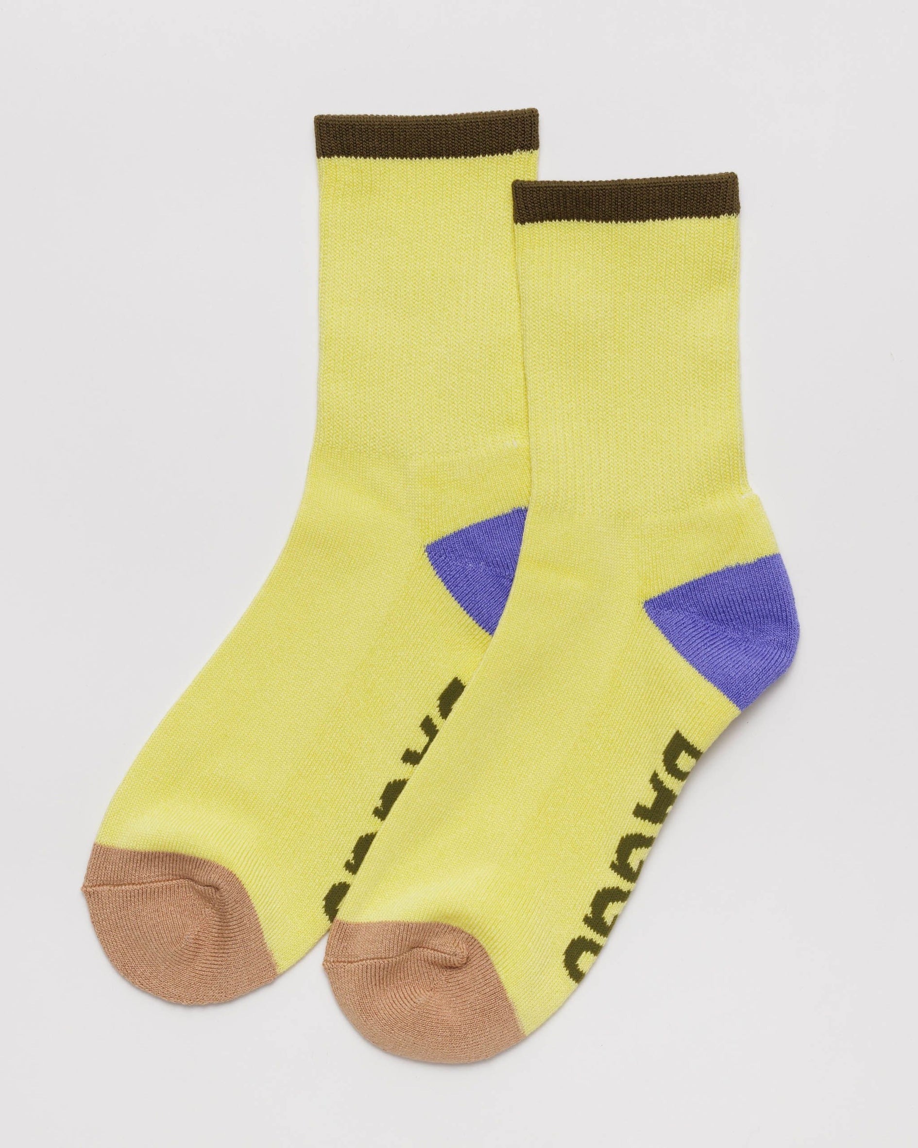 Ribbed Baggu Socks