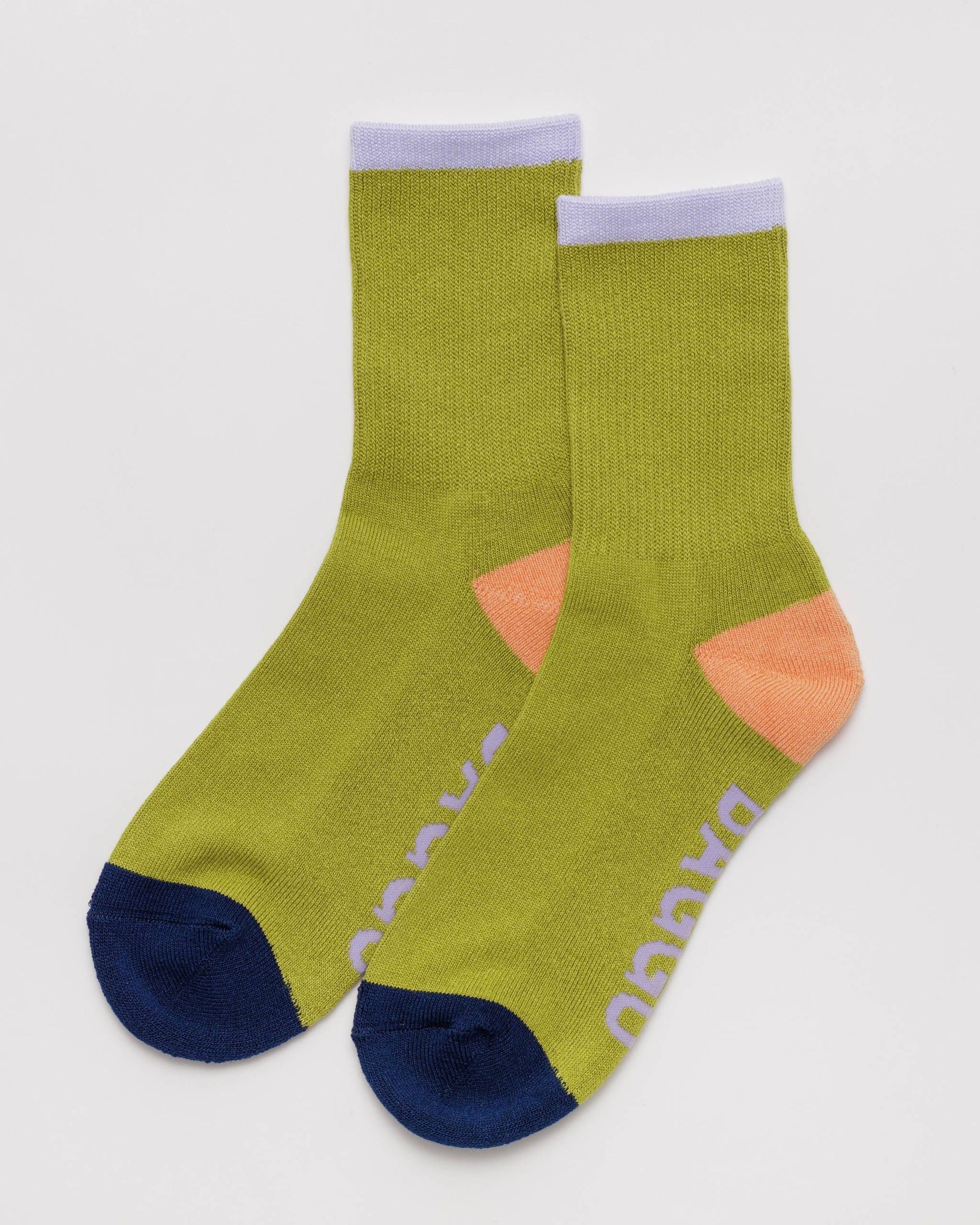 Ribbed Baggu Socks