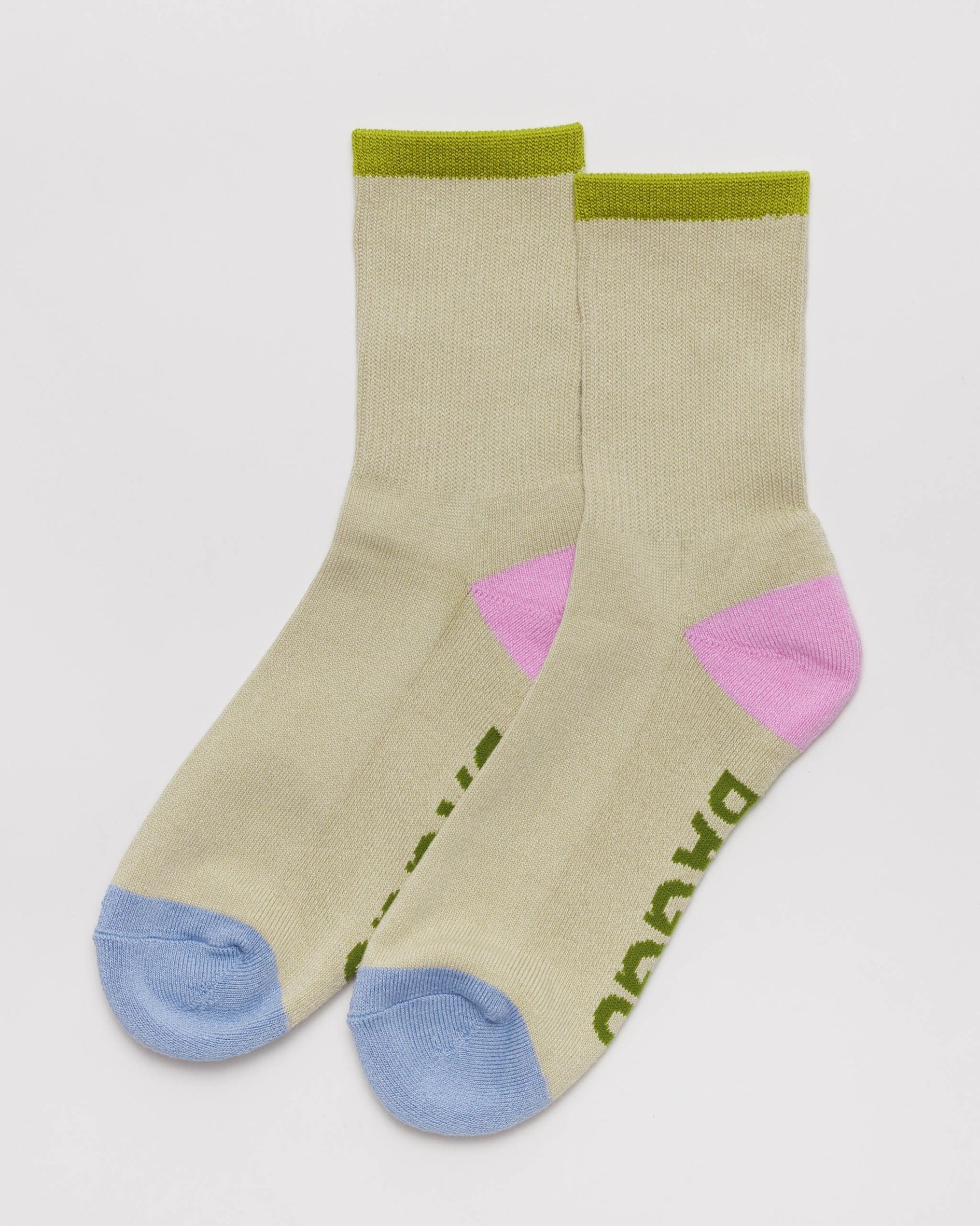 Ribbed Baggu Socks