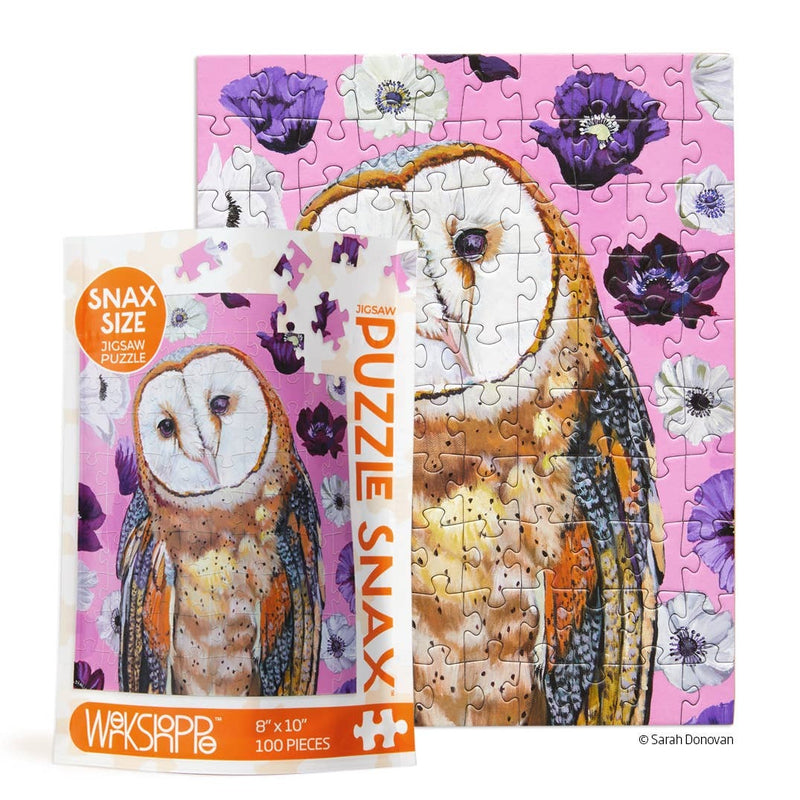 Barn Owl Puzzle Snax- 100pcs