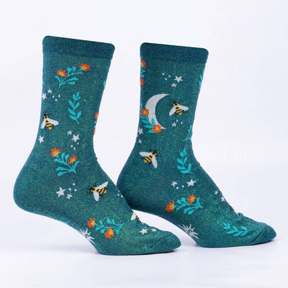 Bee Dazzling Shimmer Crew Socks