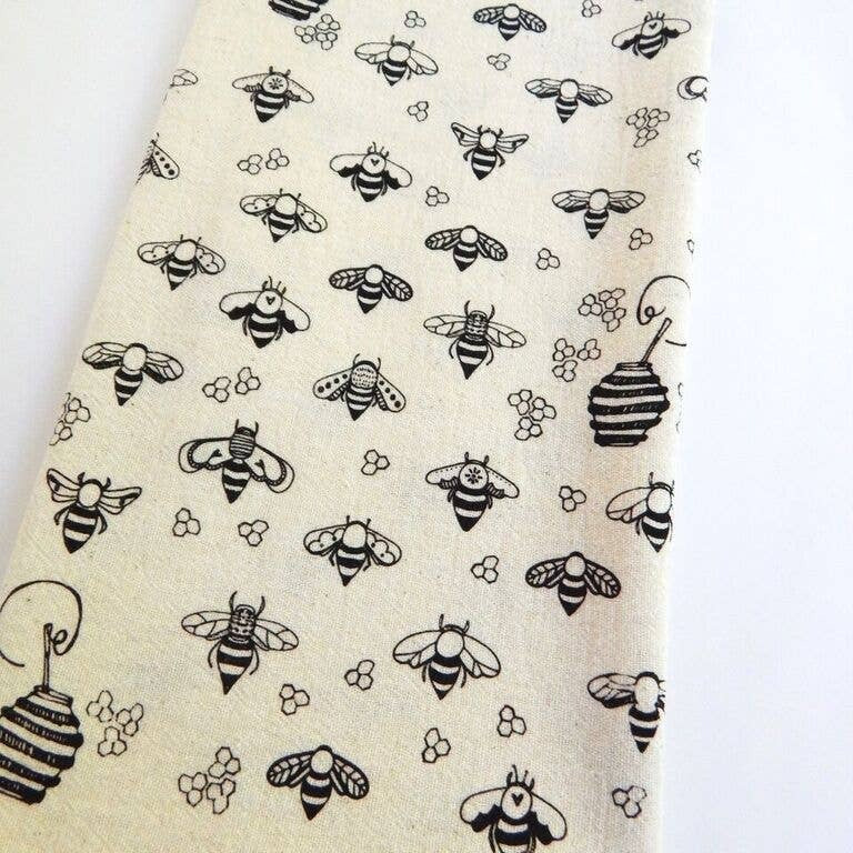 Sweet Bees Kitchen Tea Towel