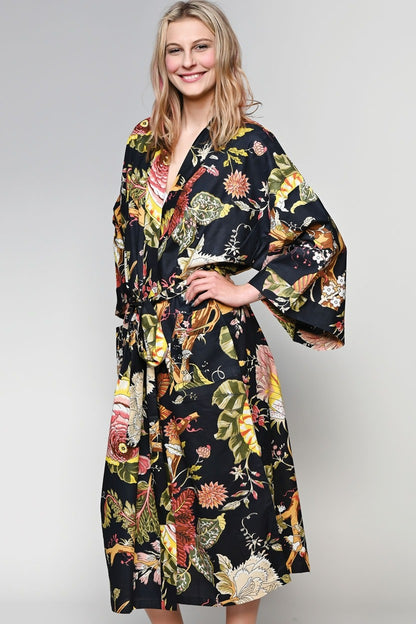 Kimono Robes in Cotton Prints