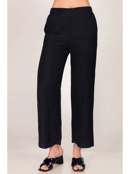 Linen Pants in Black