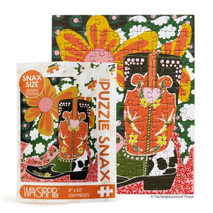 Fancy Boots Puzzle Snax- 100pcs