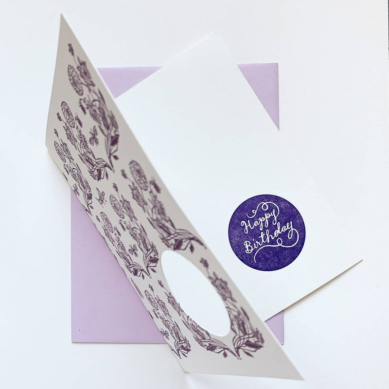 Botanical Birthday Card