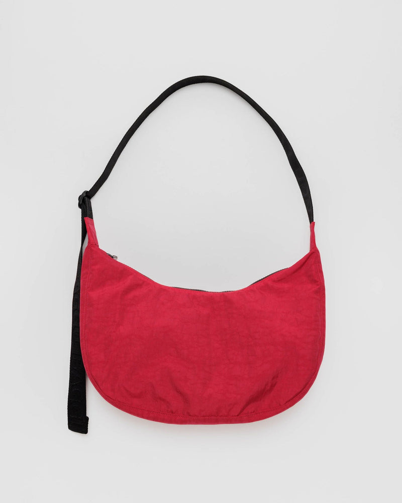 Medium Nylon Crescent Bag- Various colors