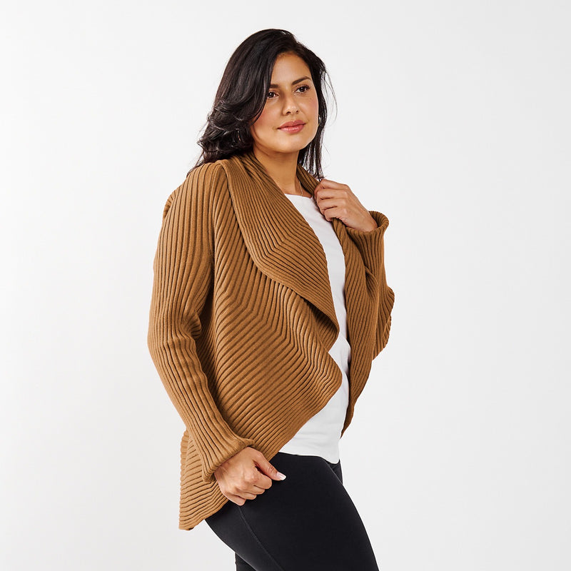 Full Circle Sweater in Camel