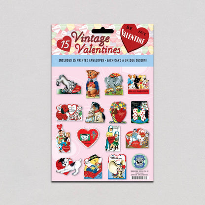 Vintage Valentines - Set of 15