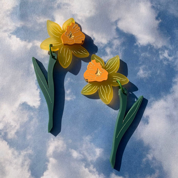 Daffy Daffodils Earrings
