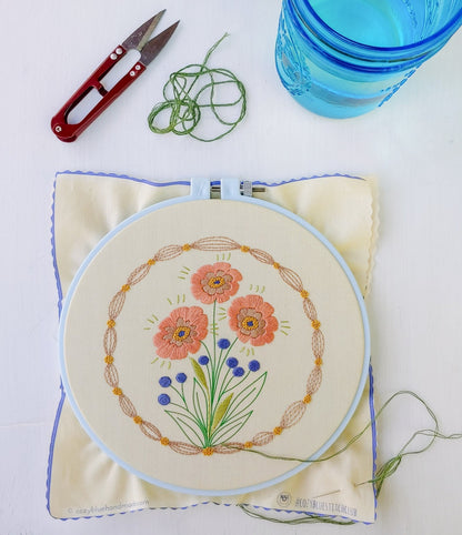 CozyBlue Embroidery Kit