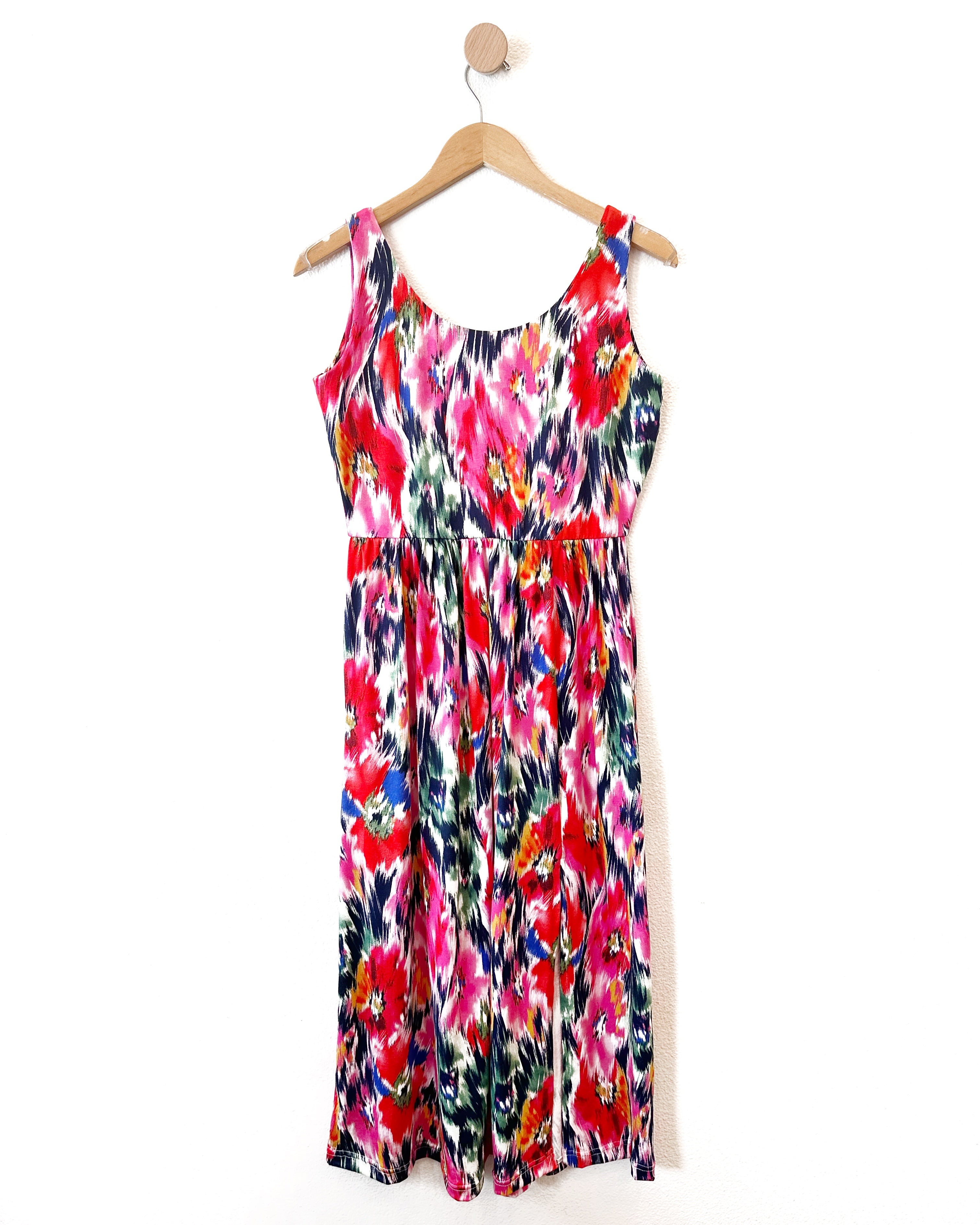 Bianca Dress in Floral Ikat