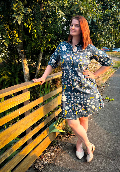 Avalon Dress in Spring Garden