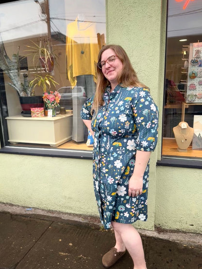 Avalon Dress in Spring Garden