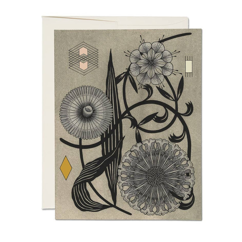 Floral Geometry Everyday Card