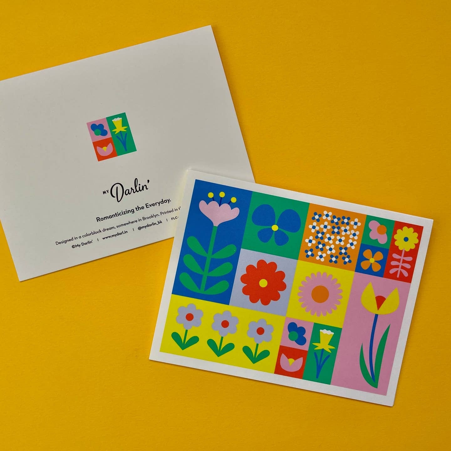 Flowerblock Card Set