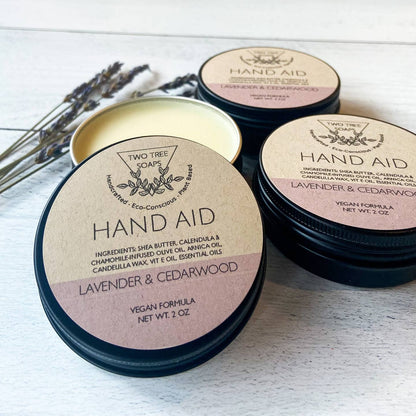 Hand Aid Vegan Balm - Lavender & Cedarwood