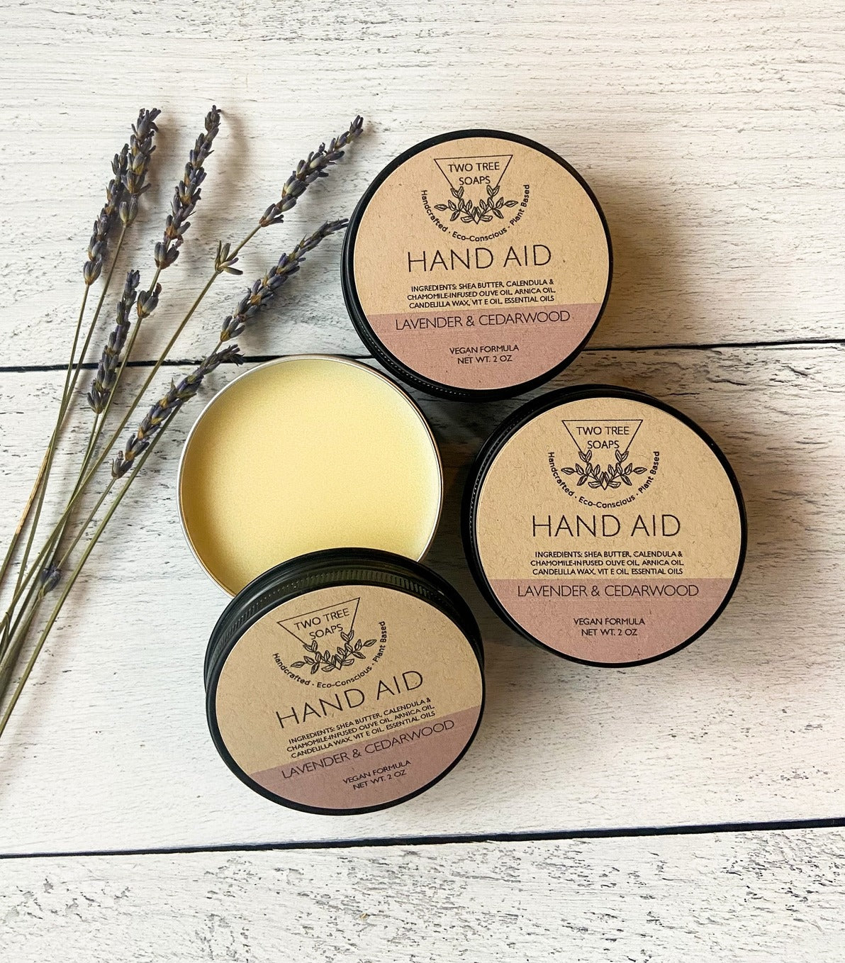 Hand Aid Vegan Balm - Lavender & Cedarwood