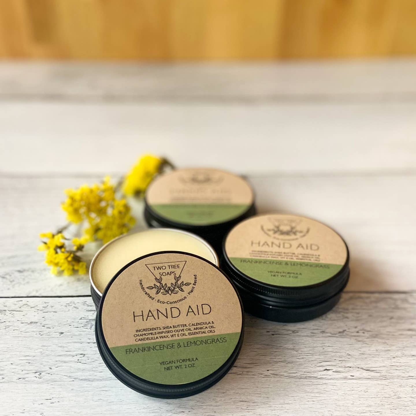 Hand Aid Vegan Balm - Frankincense & Lemongrass