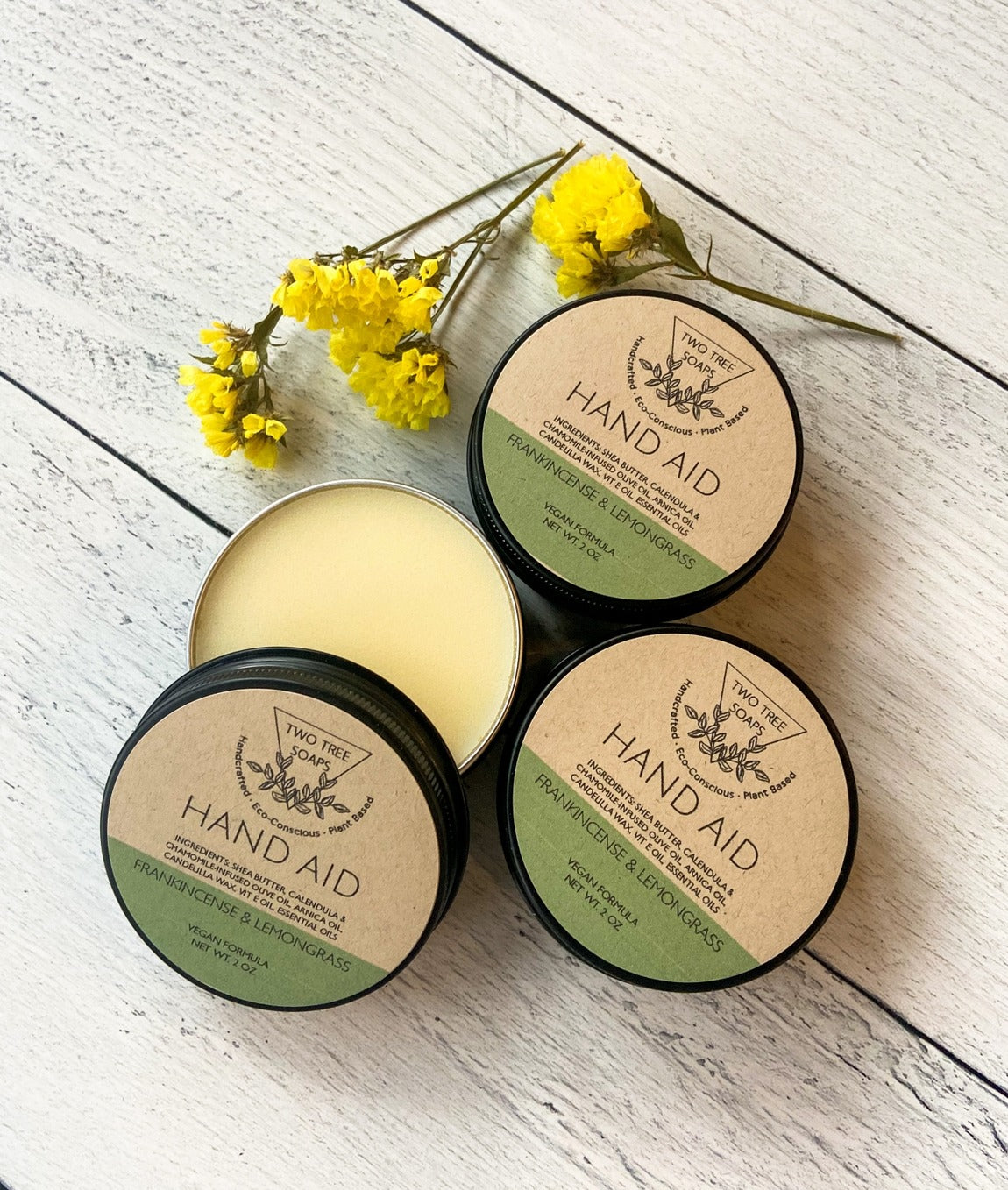 Hand Aid Vegan Balm - Frankincense & Lemongrass