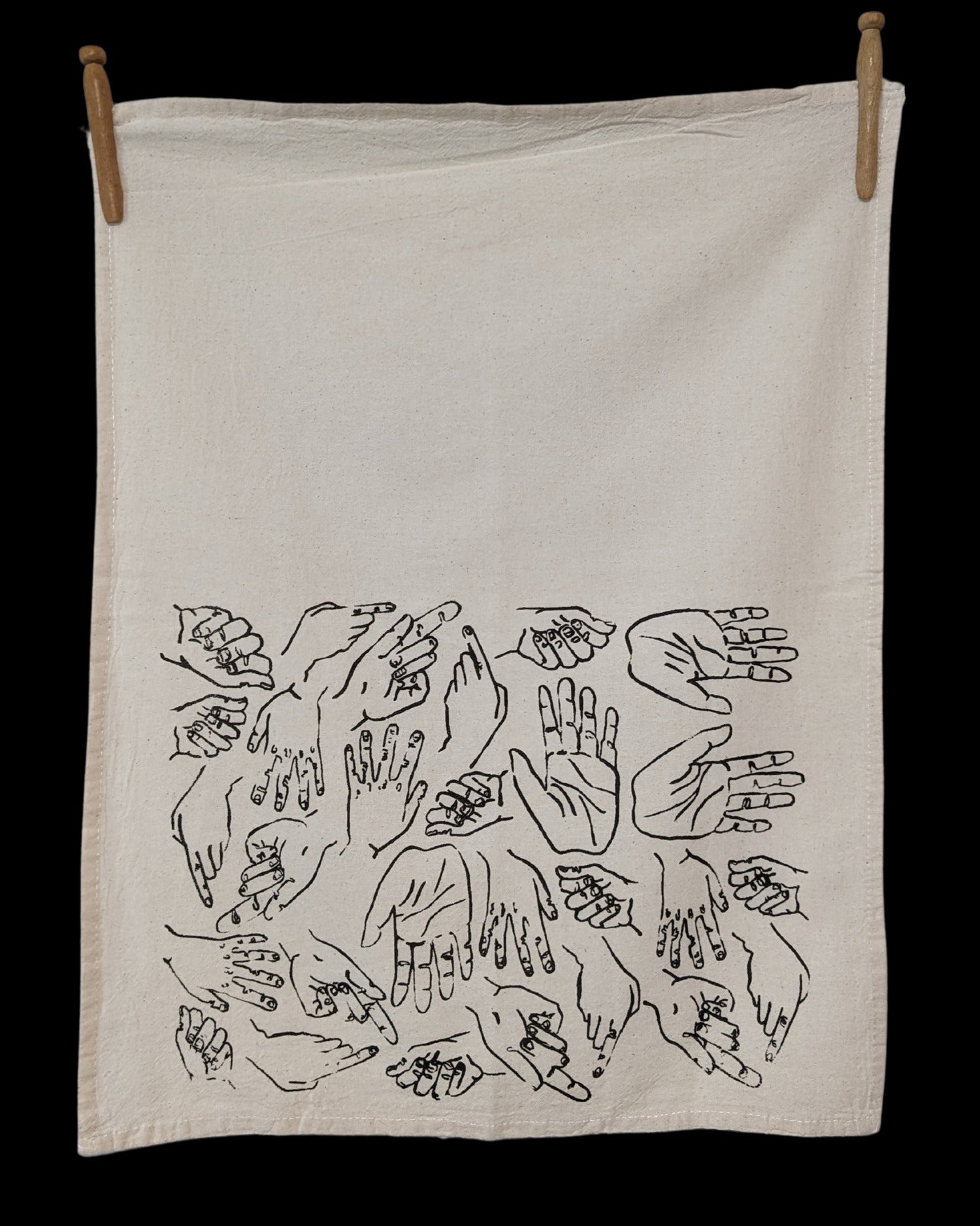 Hands - 18x22" Kitchen Towel