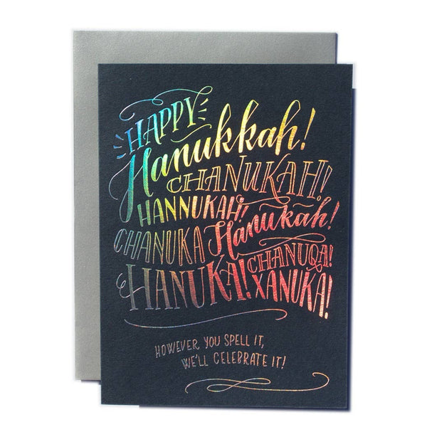 Happy Hanukkah/Chanuka Card